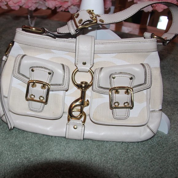 Coach Handbags - Like new Coach shoulder bag and leather 7469